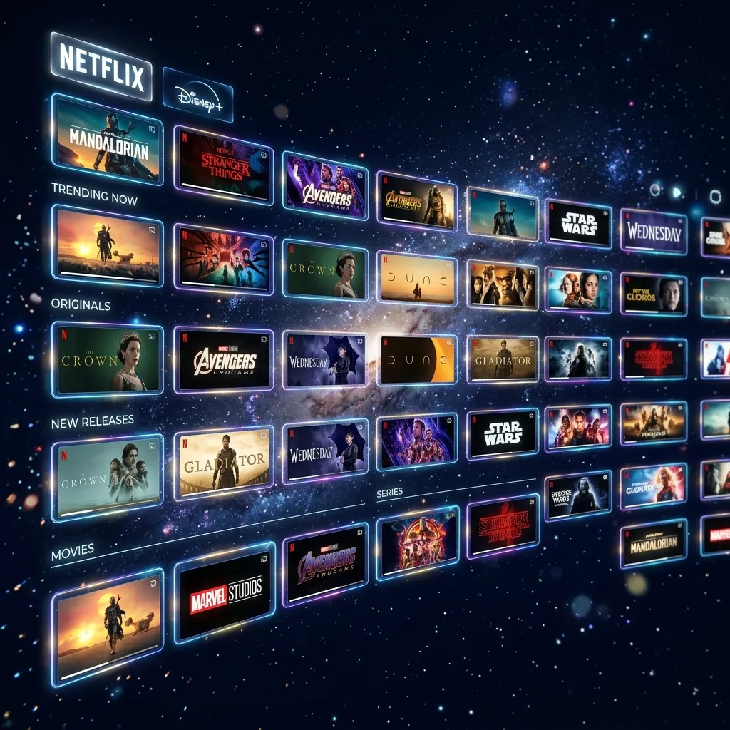 Bibliothèque VOD films et séries