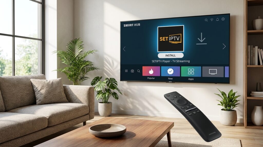 Installation de SetIPTV Player sur une Smart TV