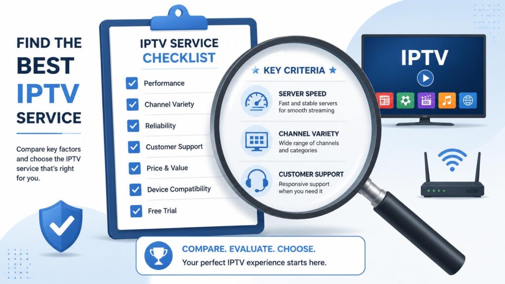 critères pour identifier best iptv fiable serveurs rapides catalogue support