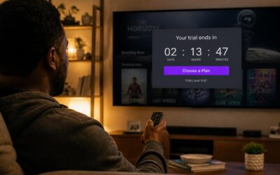 utilisateur test iptv un service iptv avec période d'essai affichée sur écran
